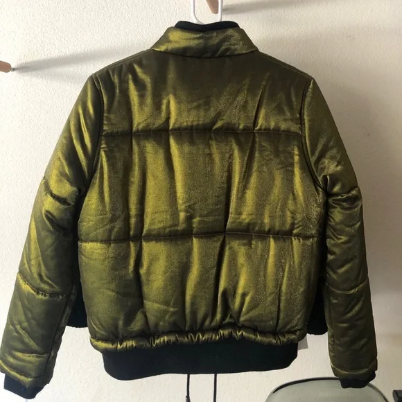 Topshop Puffer Bomber Jacket - Picture 6 of 8